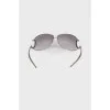 Sunglasses with silver hardware