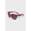 Red studded sunglasses
