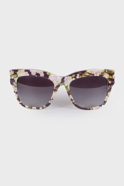 Floral print sunglasses