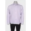 Men's classic lilac shirt