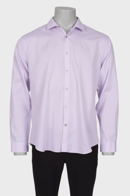 Men's classic lilac shirt