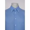 Men's light blue short sleeve shirt