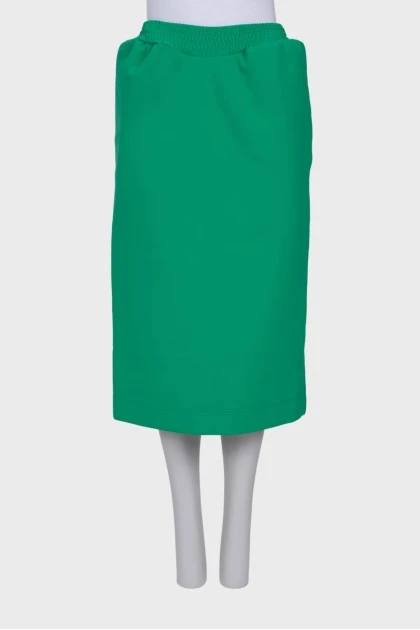 Green shift skirt