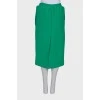 Green shift skirt