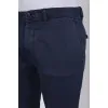 Men's dark blue trousers