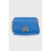 Blue bag with chain strap