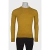 Men's cashmere mustard sweater