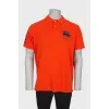 Men's embroidered polo shirt