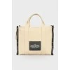Textile tote bag with strap