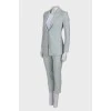 Fitted wool suit