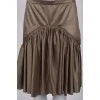 Olive pleated skirt