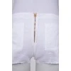 Linen shorts with zips