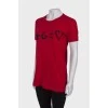 Red loose fit T-shirt