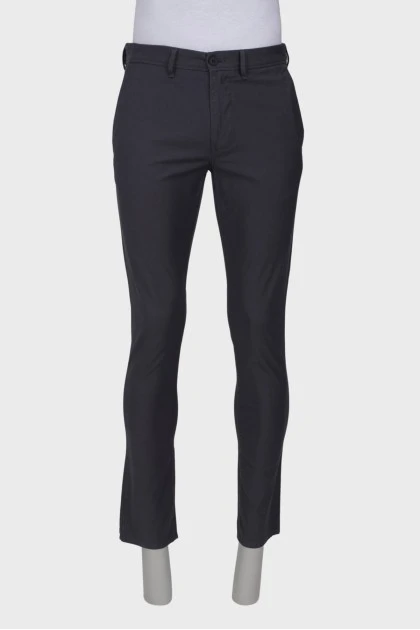 Men's dark gray trousers