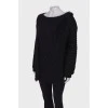 Black alpaca sweater