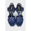 Tribute blue sandals