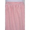 Skirt with pink and white stripes