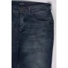 Men's blue jeans with gradient