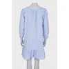 Light blue dress with frill