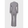Light gray wool suit