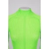Bright green golf with a pattern
