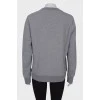 Gray straight sweatshirt