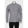 Men's checkered shirt