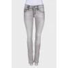 Light gray skinny jeans