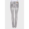 Light gray skinny jeans