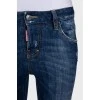 Washed low-rise jeans
