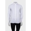 White straight fit shirt