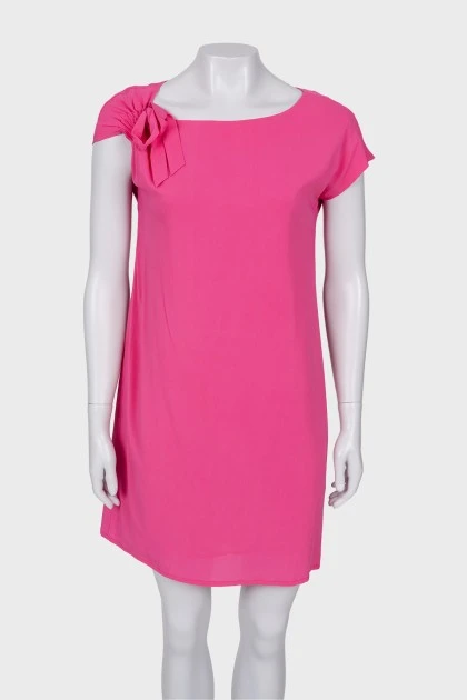 Pink straight cut dress 