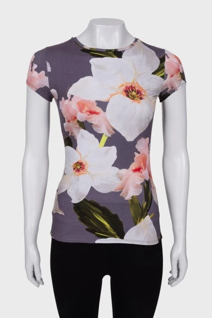 T-shirt in floral print