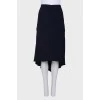 Dark blue straight skirt