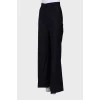Navy blue palazzo trousers