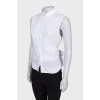 White blouse with ties
