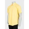 Men's yellow shirt