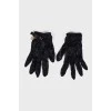 Lace black gloves
