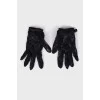 Lace black gloves