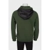 Men's green hoodie