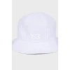 White textile bucket hat