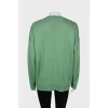 Green cardigan with tag