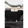 Black sequin mini bag