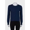 Cashmere navy blue sweater