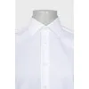 Men's square collar shirt