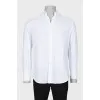 Men's white button down shirt