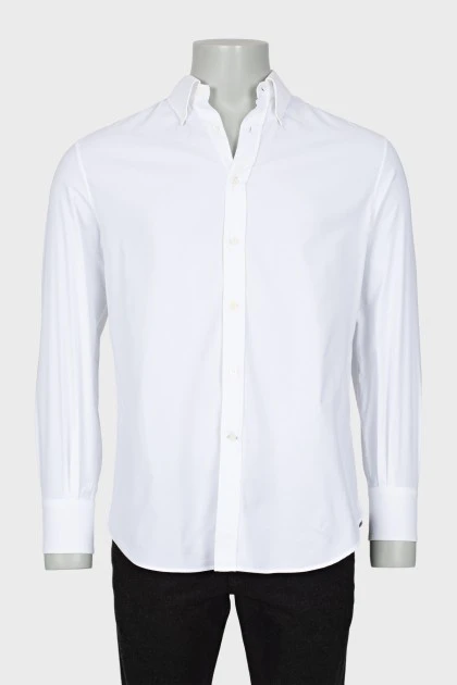 Men's white button down shirt