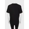 Black T-shirt with tag