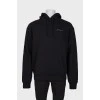 Men's padded hoodie with tag