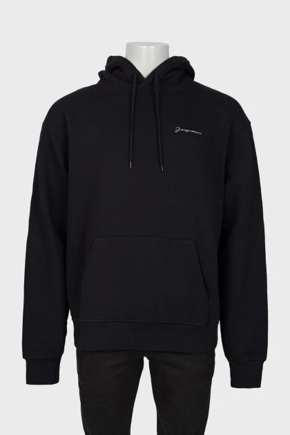 Men's padded hoodie with tag